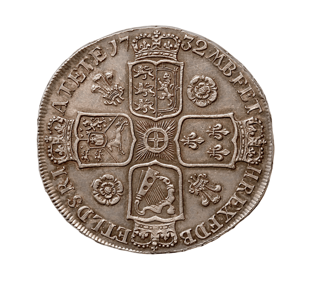 1732 Crown George II – UK Coinage