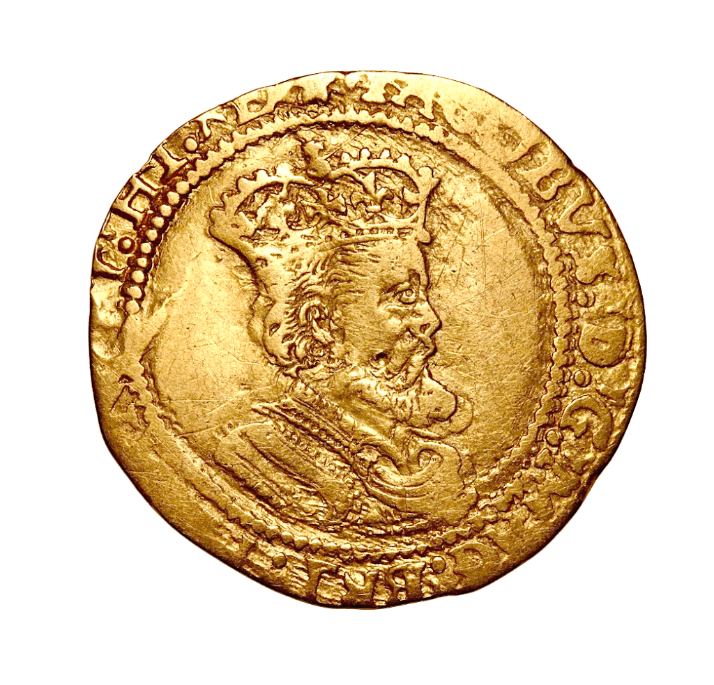 1609 Gold Crown James I UK Coinage