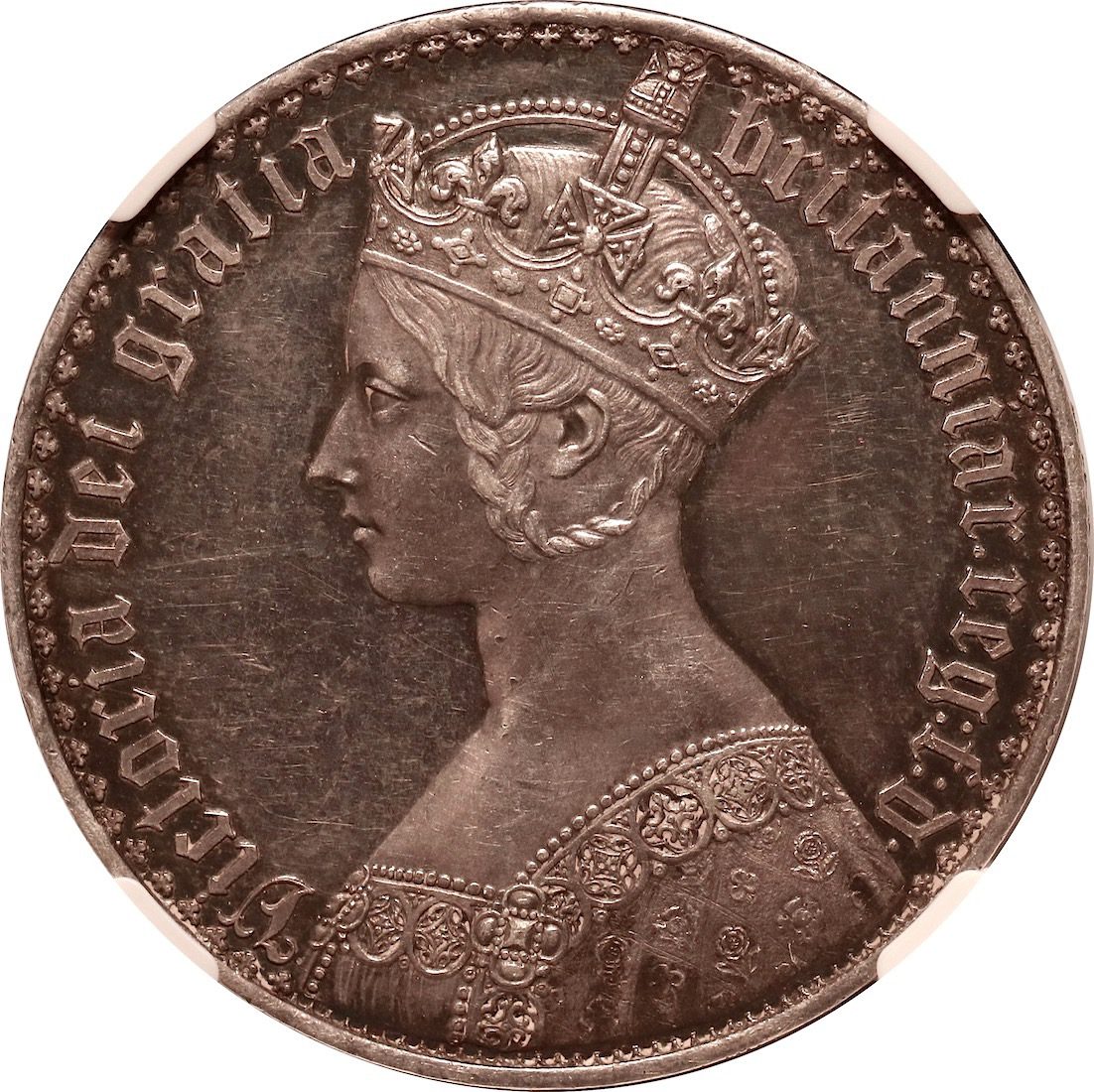 1847 Gothic Crown NGC PF58
